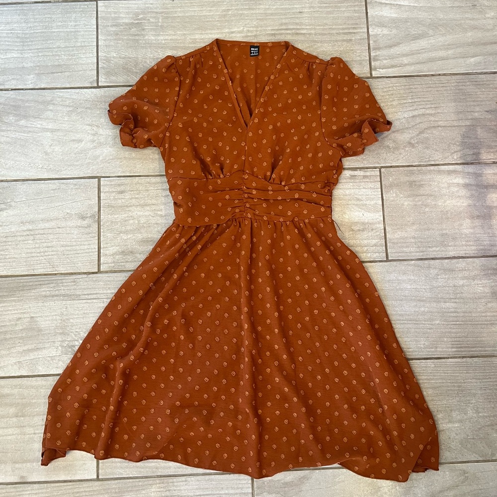 Rust colored dress